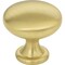 Elements 1-3/16" Diameter Brushed Gold Madison Cabinet Mushroom Knob 3910-BG - alternate 1